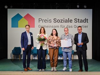 Preisverleihung Preis Soziale Stadt 2025 – Kooperation Wohnungswirtschaft Wersten Südost/Düsseldorf