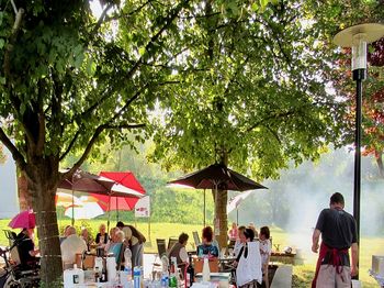 Sommercafé als begehrter Treffpunkt 